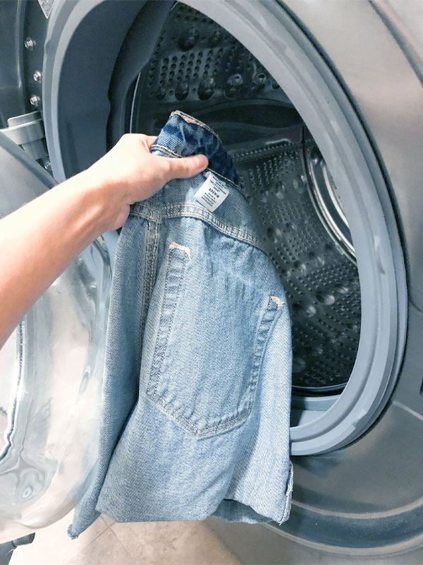 شستن شلوار جین با ماشین لباس‌شویی